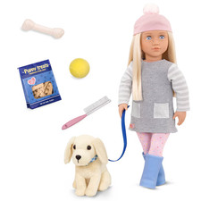 Our Generation Meagan 18-inch Doll  Pet Set