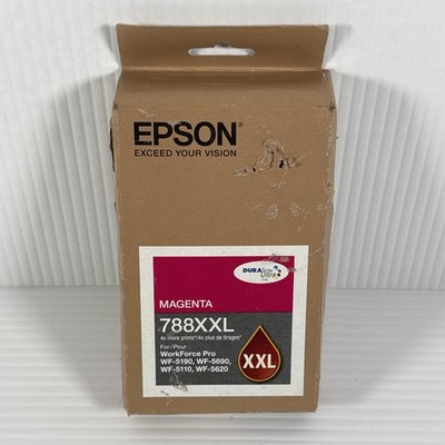 GENUINE Epson 788 XXL Magenta Ink for WorkForce Pro WF-5110 WF-5190 WF-5620