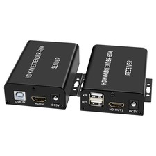 HDMI KVM Extender with HDMI Out Over Rj45 Ethernet Cable For HDMI Loop Laptop