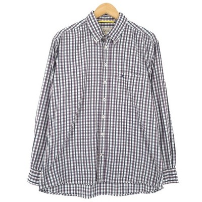 Camel Active Mens Shirt Check Cotton Button Up Casual Everyday Em2 Size L