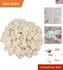 Disposable Latex Finger Cots Rubber, 140gApprox 205PCS Fingertips Protective ...