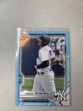 2021 Bowman Prospect Sky Blue Bp13 Jasson Dominguez 469/499