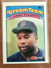 1989 Topps Kmart Dream Team - Kirby Puckett #16