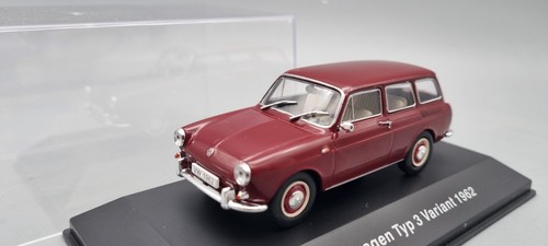 Maquetas de coches 1:43 De Agostini VW tipo 3 variante 1962 vitrina