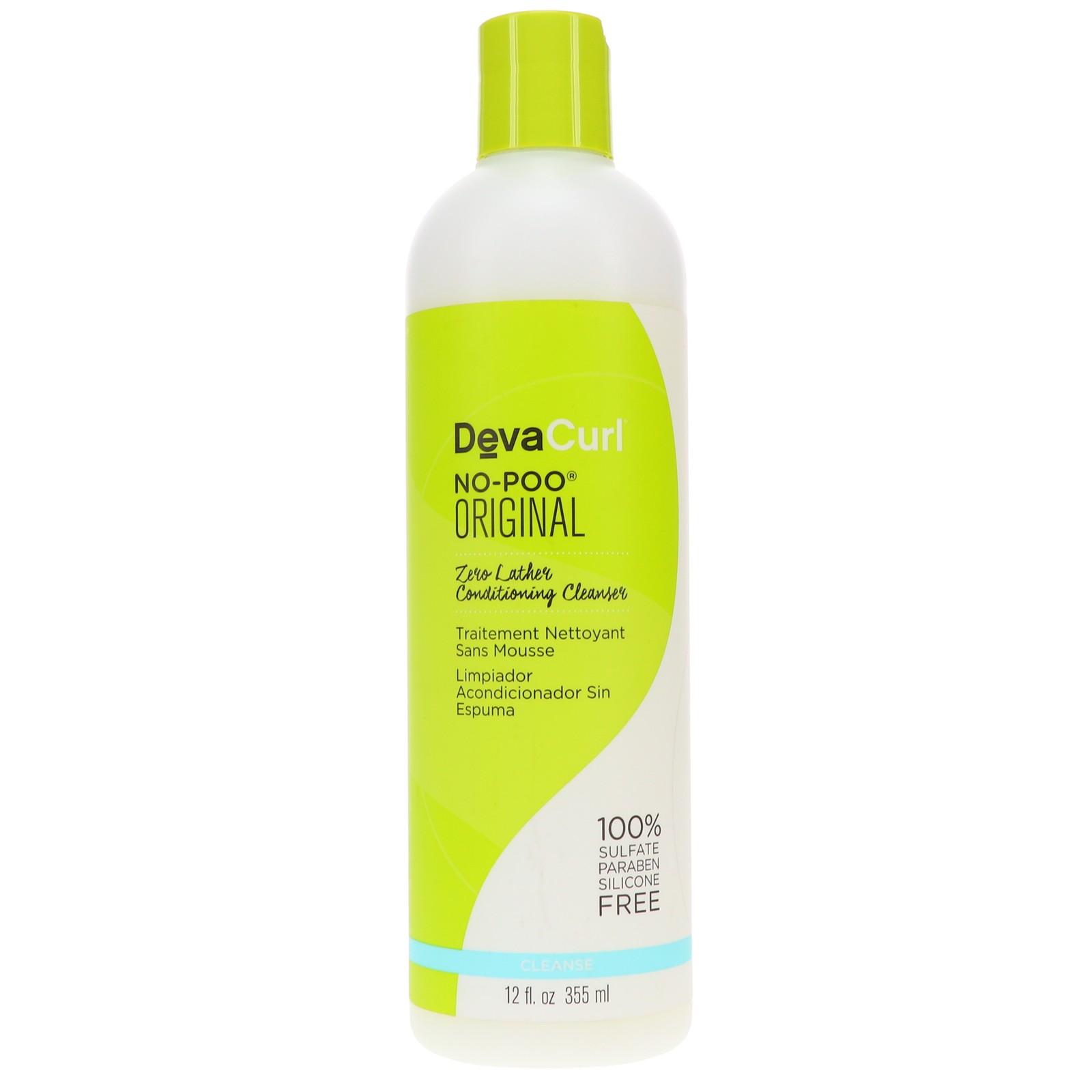 Devacurl No-Poo Original Zero Lather Conditioning Cleanser 12 oz