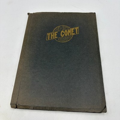 ANTIQUE Vintage 1920 THE COMET OAKLAND HIGH SCHOOL Year Book Iowa ADVERTISEMENTS