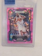 Kawhi Leonard - 2023-24 Panini Prizm Pink Ice Prizm #4 - Los Angeles Clippers