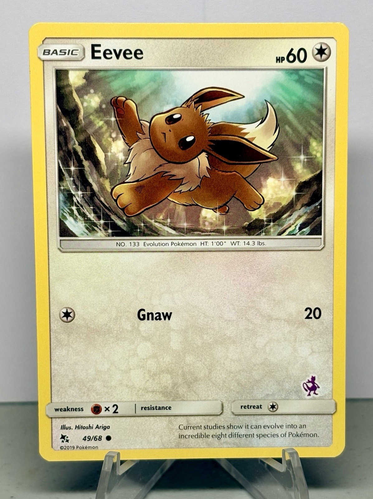 Eevee 49/68 Mewtwo Deck Battle Academy 2020 Pokemon Trading Card TCG LP