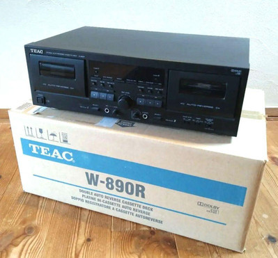 TEAC W 890R Double Cassette Deck Classic Vintage Audio TEAC W 890R Double Cassette Deck Classic Vintage Audio