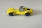 Vintage 1970 Hot Wheels Strip Teaser Yellow Hong Kong Redline Diecast Car
