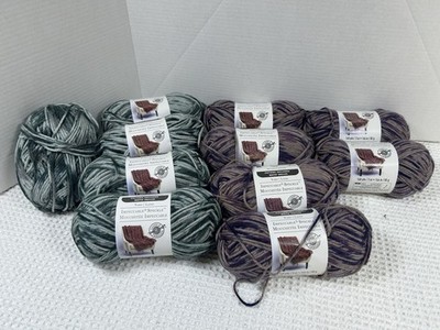 Lot Loops & Threads Impeccable Speckle Yarn, Purple Bark & Gray Gris