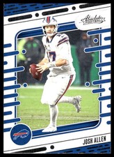 Josh Allen 2024 Panini Absolute #11 Bills NFL READ FREE SHIPPING AutographDen