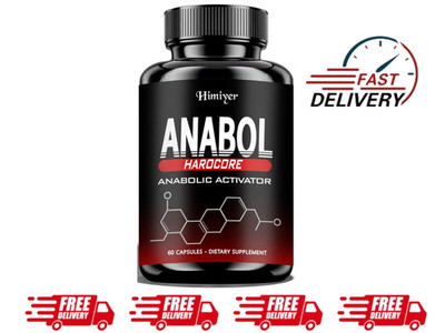 Anabol Hardcore Anabolic Activator, Muscle Builder and Hardening Agent, 60 Pills