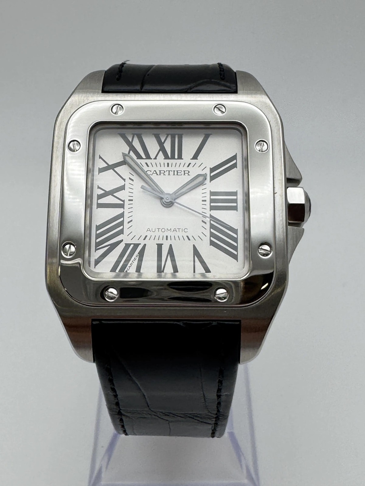 Cartier Santos 100 XL Silver Black