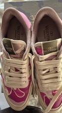  Ladies Authentic Valentino Garavani Fuschia Rockrunner Trainers.