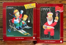Carlton Cards heirloom ornaments The Simpsons