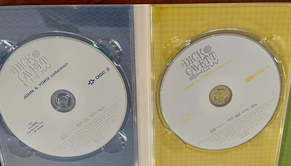 The Dick Cavett Show: John & Yoko Collection, Near Mint 2-DVD set, 2005 Shout Foto 4 de 4