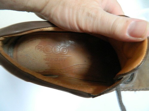 Ecco Mens Brown Leather Upper Lace-Up shoes Size 11 – 11.5 (EU 45) - Picture 10 of 11