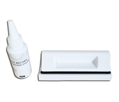 White Edition Schallplatten Samtreiniger Set