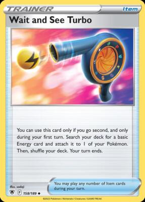 Pokemon Wait and See Turbo (158/219) Astral Radiance NM REVERSE HOLO