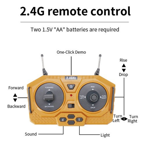 RC Bulldozer 1/24 2.4GHz 9CH RC Construction Truck Engineering Vehicles Toy P7W0 - Picture 5 of 14