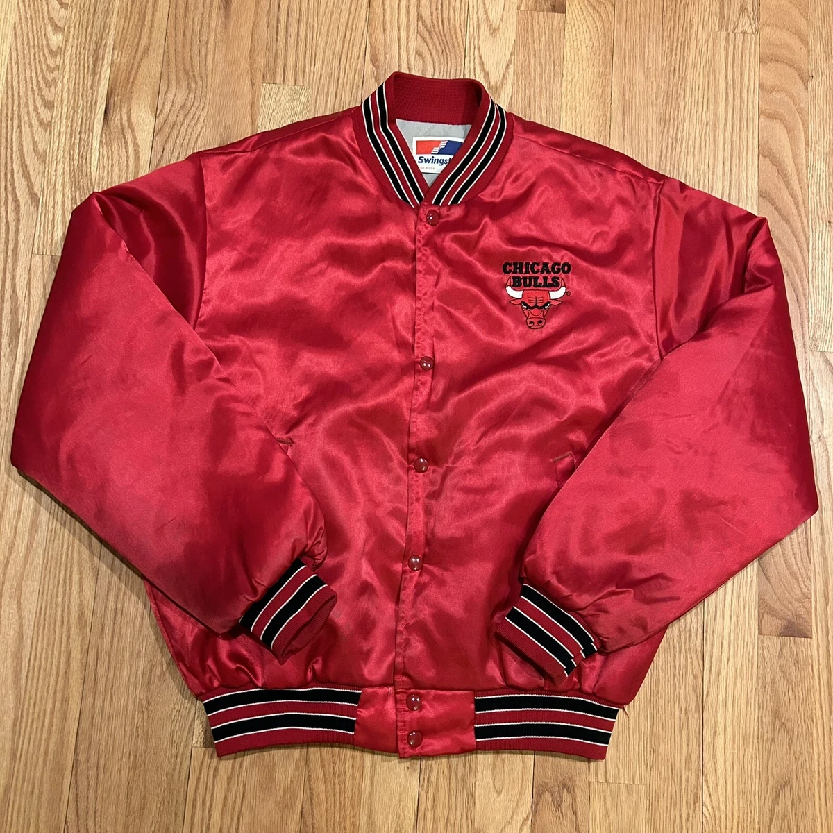 超激得超激得HOT 90s USA製 Swingster NBA シカゴ ブルズ スタジャン S