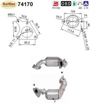 ✅ Katalysator Nissan Juke, Renault Clio, 1.6, DiG-T/RS, 140/147/160kW, Euro 6