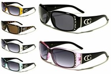 CG Rhinestone Women's Rectangle Sunglasses RS1808CG  NEW  FREE Shipping 