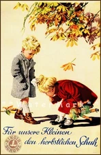 Ringia Schuhe 1910 For Autumn Fashion German Retro Vintage Poster Print Advert