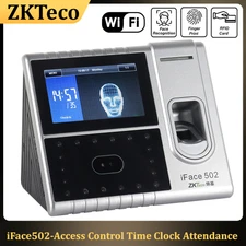 ZKTeco iFace502 Biometric Time Clock RFID Face Finger Biometric Time Attendance