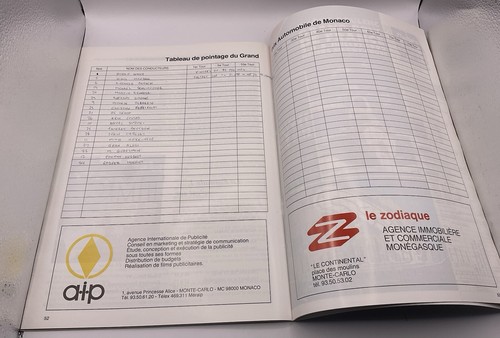1992 Monaco Grand Prix Programme Signed by Michael Schumacher and Johnny Herbert - Picture 5 of 6