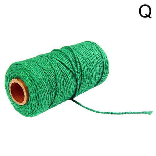 2mm Woven Crafts Cotton Rope Colored String Braided Colored Threads Macrame Cord - Picture 11 of 30