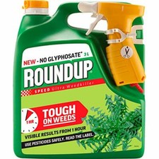 New Roundup 119734 Speed Ultra Glyphosate Free Weedkiller Manual Spray 3 Litre 8.32 per litre