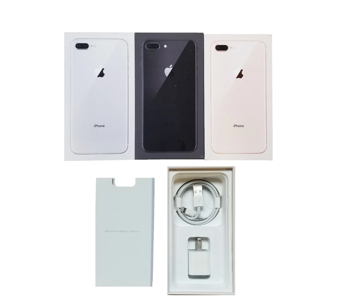 Apple iPhone 8 8 Retail Box with OEM Accessories Original iPhone 8 or 8 Plus