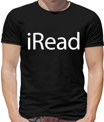 iRead Herren T-Shirt - Lesen - Lesen - Bücher - Reader - Roman - Geschichte - Comics