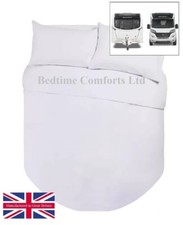 CARAVAN / MOTOR HOME ISLAND BED DUVET COVER + 2 PILLOWCASES (U Shape) King Size