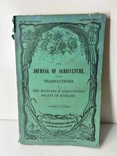 The Journal of Agriculture And Transactions - Scotland January 1850