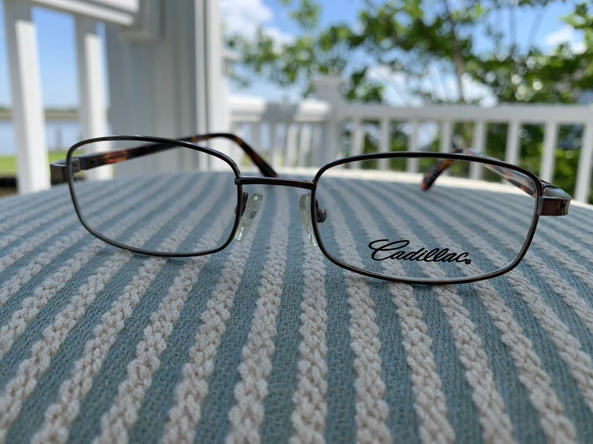 Cadillac CTS 5402 BZ Eyeglasses Frames Brown Bronze Tortoise 52 18