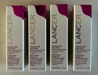 #ad Lancer Caviar Lime Acid Peel w 10% Glycolic Acid 10% Phytic Acid 4 1oz Total $18.99