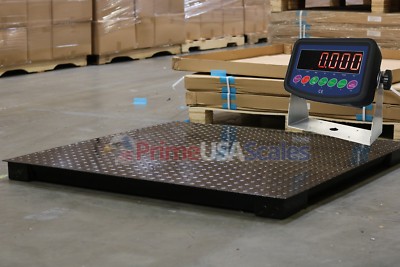 Floor Scale/Heavy Duty Platform 5x5 10,000 lb x 1 lb Capacity