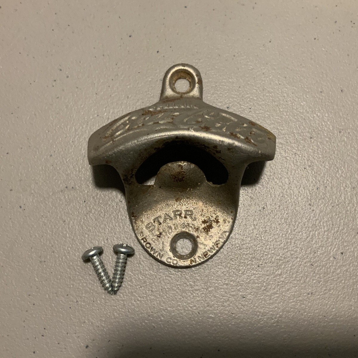 Coca-Cola Starr-X Bottle Opener Made In USA #23 Vintage Brown Co