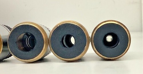 (4) Objectives Lens from Sargent Welch Microscope 4x 10x 40x 100x - Picture 4 of 5