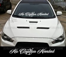 No Caption Needed Windshield Decal Sticker Jdm Banner Kdm Euro Usdm Race Drift No Caption Needed Windshield Decal Sticker Jdm Banner Kdm Euro Usdm Race Drift