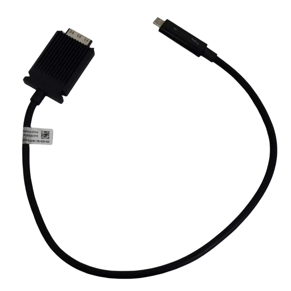 Lot 20 Dell Thunderbolt 3 USB-C Cable for TB15 TB16 Dock K16A K17A 5T73G 3V37X - Image 3 of 4