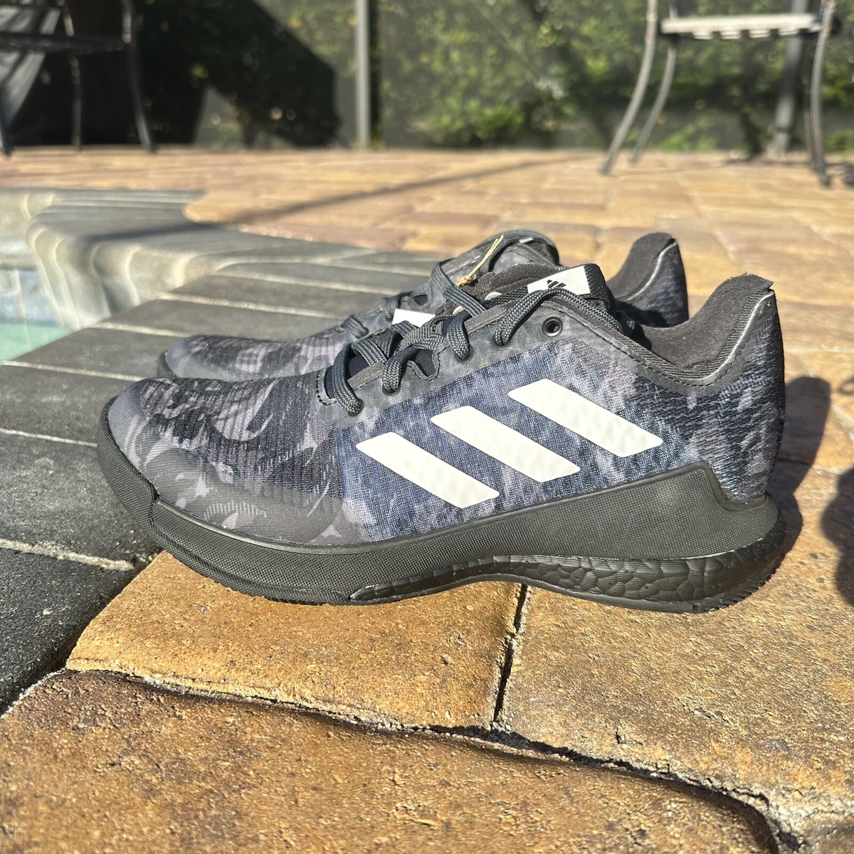 Grey adidas sale volleyball shoes