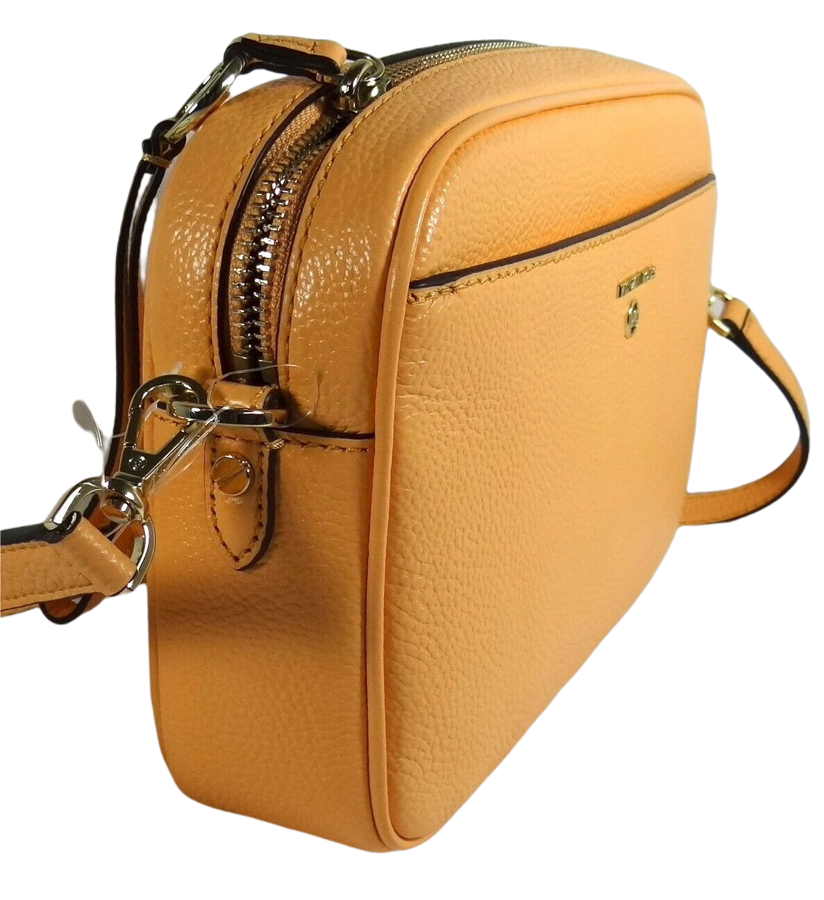 Michael Kors Jet Set Charm Leather Camera Crossbody Bag Cream With  