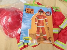 Power Suits Fireman Costume Kids Size 3T-4T