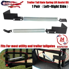 Left + Right Side Trailer Tail Gate Spring Lift Assist Kit For Trailer Tailgates
