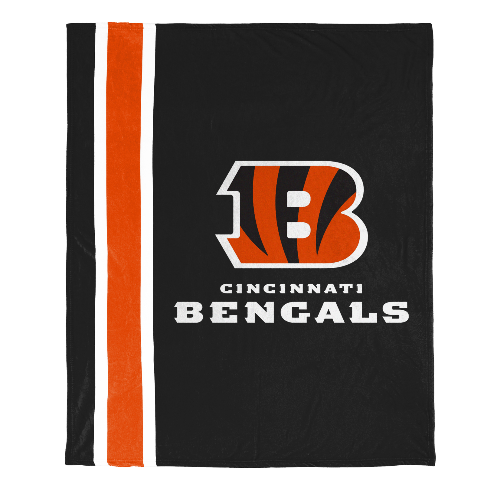 Мягкое плюшевое одеяло FOCO NFL Cincinnati Bengals из микро-рашели, 50 x 60
