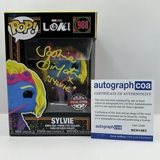 Sophia Di Martino “LOKI” AUTOGRAPH - Sylvie 988 Signed Funko Pop Proof & ACOA